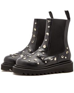 Toga Pulla Boots, Toga Pulla Chunky Sole Boots - Black